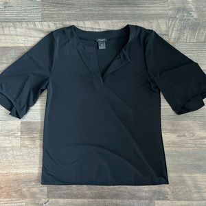 Black v-neck